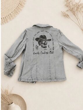 Lonely Cowboys Club Upcycled Denim Jacket